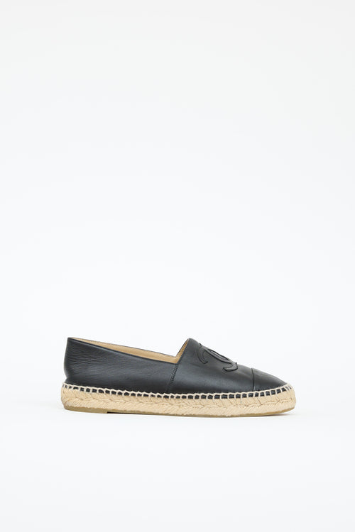 Chanel Leather CC Espadrille