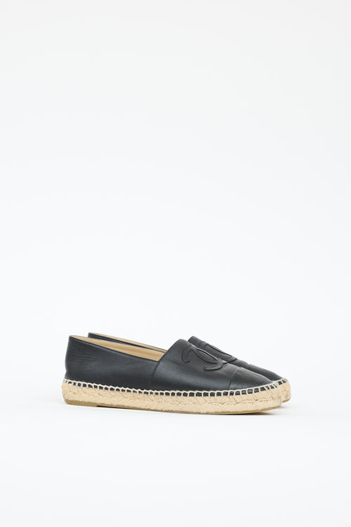 Chanel Leather CC Espadrille