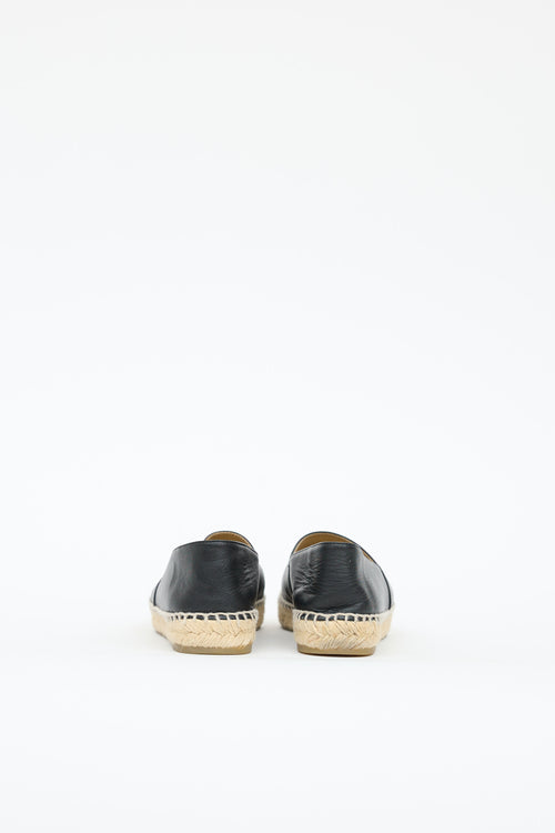 Chanel Leather CC Espadrille