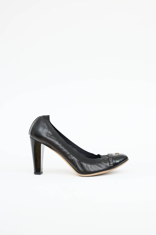 Chanel CC Ruffle Pump