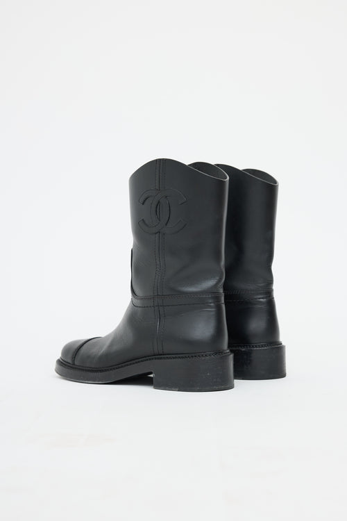 Chanel CC Mid Moto Boot