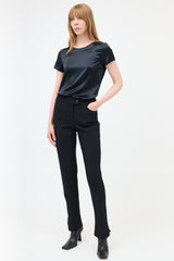 Chanel FW 2002 Wool Slim Leg Trouser