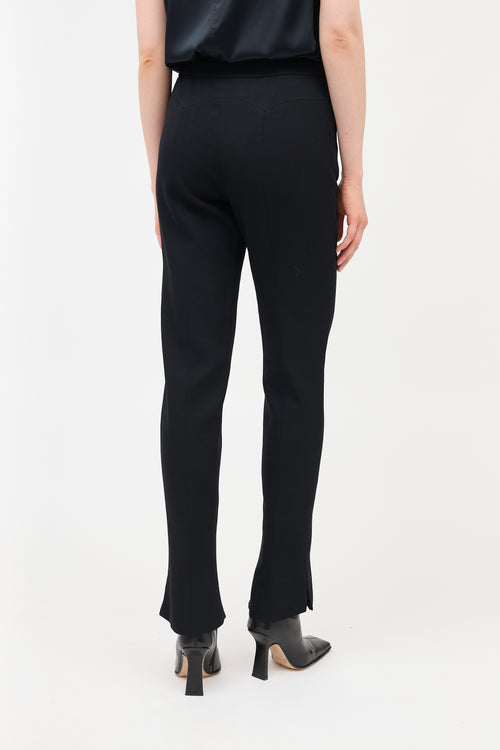 Chanel FW 2002 Wool Slim Leg Trouser