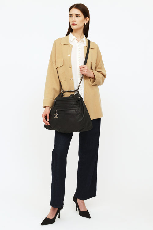 Chanel Black Paris/Edinburgh Shoulder Bag