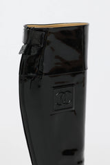 Chanel 2007 Patent Leather Riding Boot