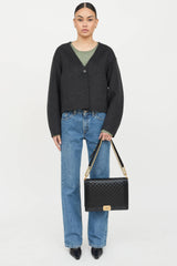 Chanel 2017 Leather Quilted Boy Bag