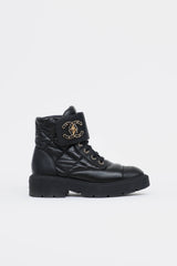 Chanel Quilted Combat Boot