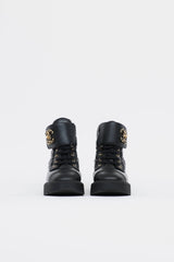 Chanel Quilted Combat Boot