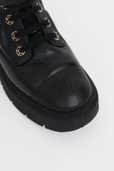 Chanel Quilted Combat Boot