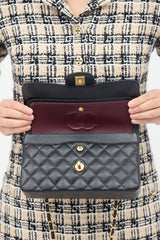 Chanel 2018 Black Caviar Small Double Flap Bag