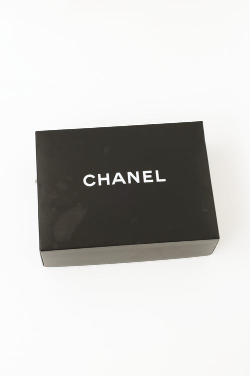 Chanel 2010/11 Black Single Flap Jumbo Shoulder Bag