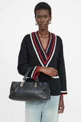 Chanel 2003 Leather Boston Bag