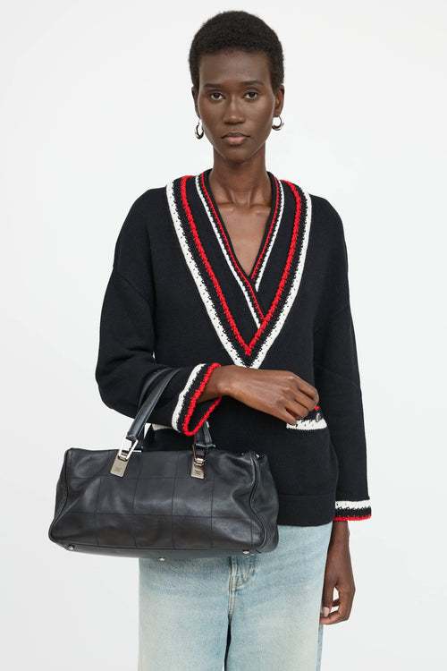 Chanel 2003 Leather Boston Bag