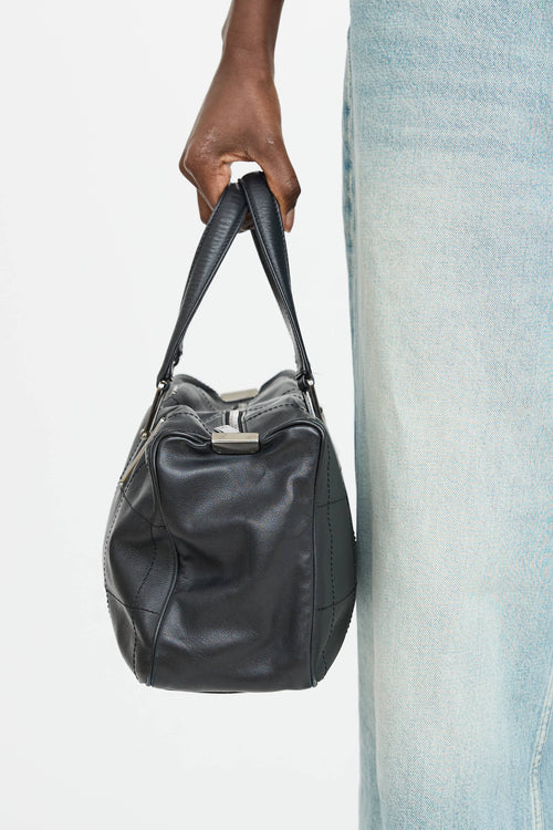 Chanel 2003 Leather Boston Bag