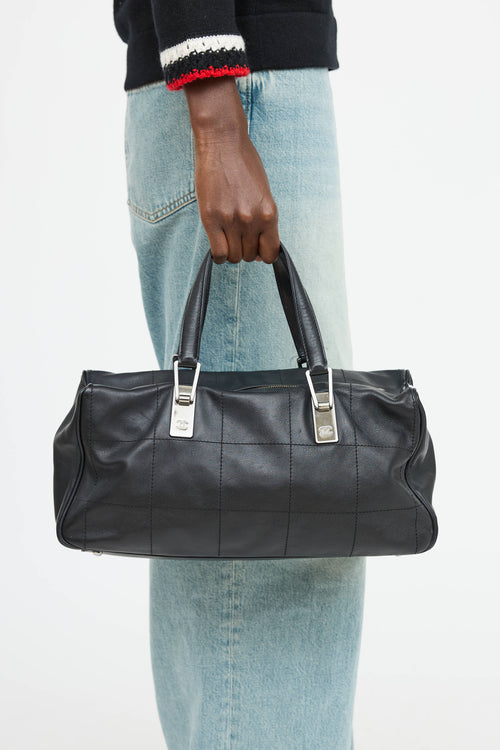 Chanel 2003 Leather Boston Bag