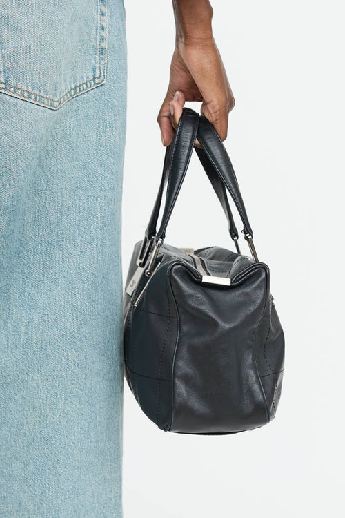 Chanel 2003 Leather Boston Bag