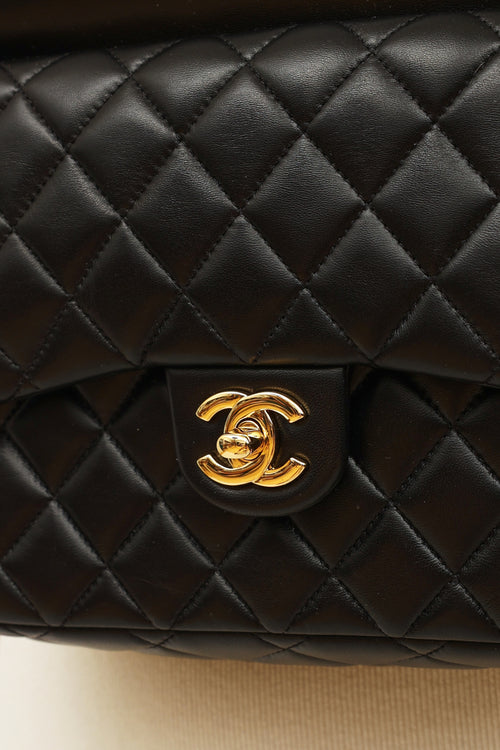 Chanel 2016/17 Black Leather Seoul Backpack