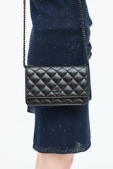 Chanel Leather Classic Wallet on Chain