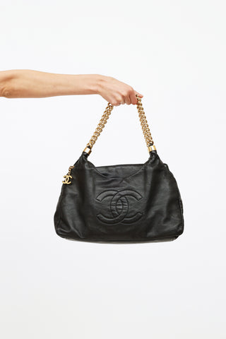 Chanel Black Leather Rodeo Drive Bag