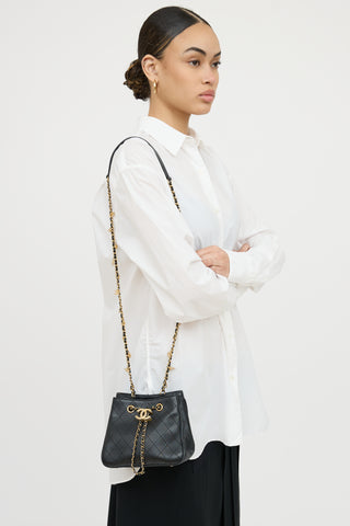 Chanel 2019 Sac Cordon Mini Bucket Bag