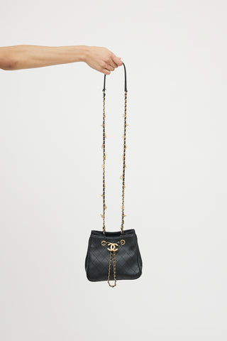 Chanel 2019 Sac Cordon Mini Bucket Bag
