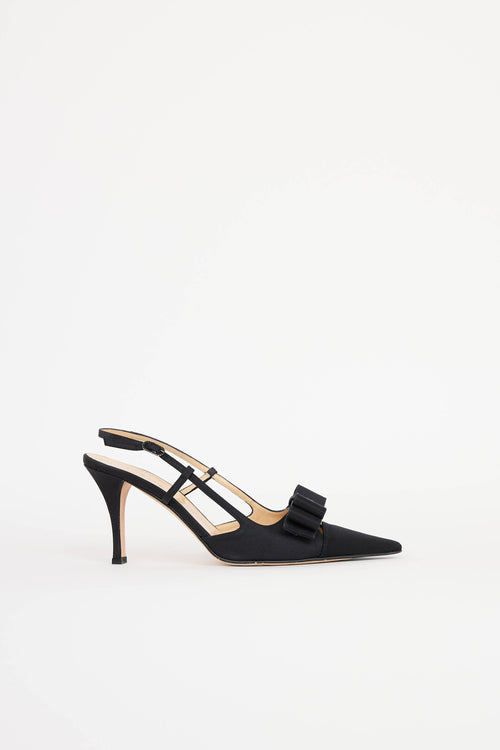 Chanel Spring 2003 Satin Slingback Heel