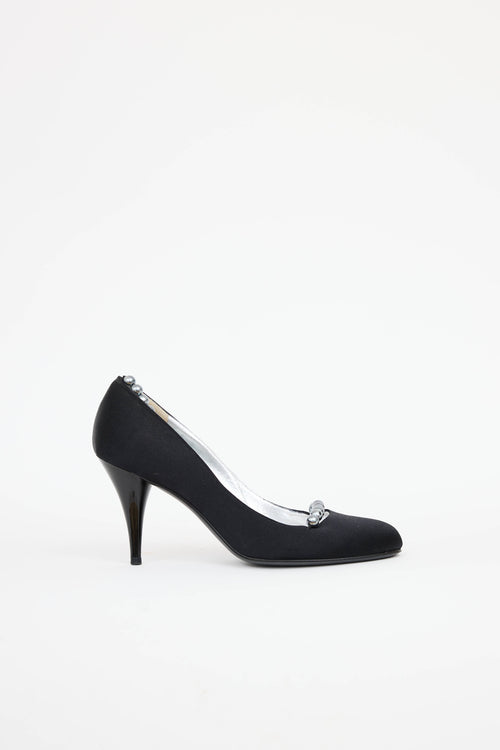 ChanelSatin Pearl Pump