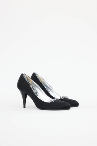 ChanelSatin Pearl Pump