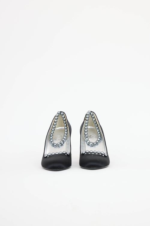 ChanelSatin Pearl Pump