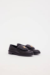 Chanel Leather Turnlock Loafer