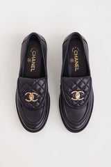 Chanel Leather Turnlock Loafer