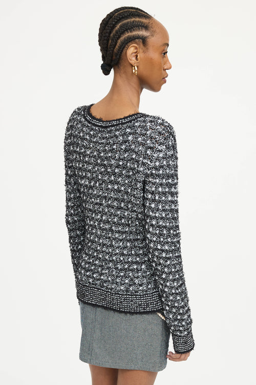 Chanel Knit V-Neck Sweater