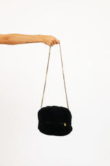 Chanel Black & White 2001 Logo Mitt Bag