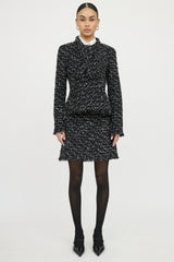 Chanel 2009 Tweed Button Up Jacket