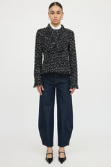 Chanel 2007 Tweed Button Up Jacket