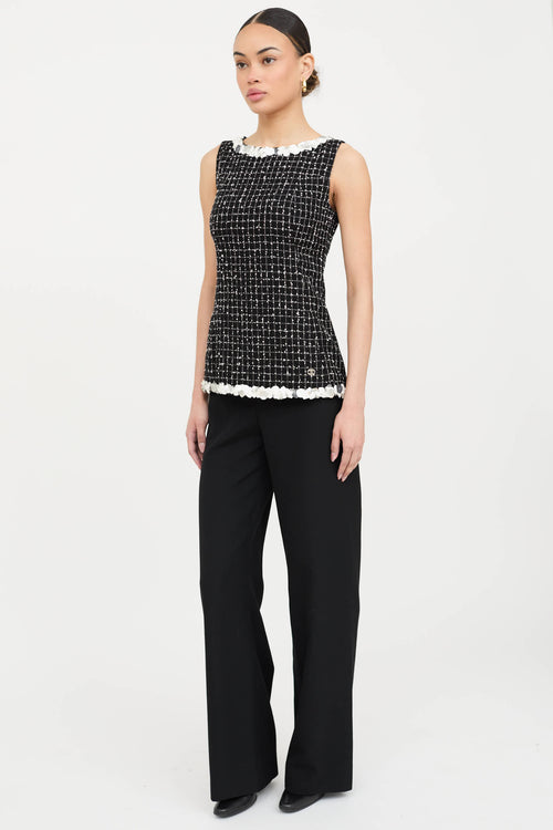 Chanel 2001 Wool Straight Pant