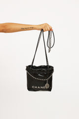 Chanel // 2023 Black 22 Mini Quilted Bag – VSP Consignment