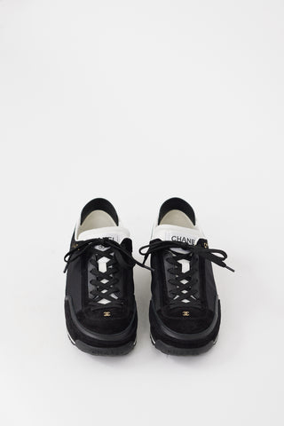 SS 2023 Black Suede & Mesh CC Sneaker