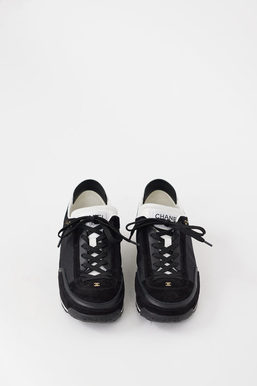 SS 2023 Black Suede & Mesh CC Sneaker