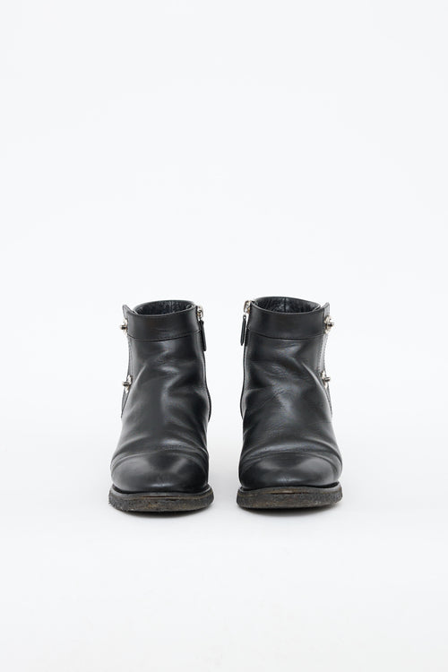 Chanel Turn Lock Ankle Boot