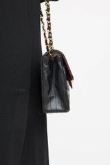 Chanel 1986-88 Leather Turn Lock Flap Bag