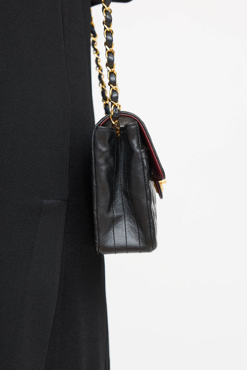 Chanel 1986-88 Leather Turn Lock Flap Bag
