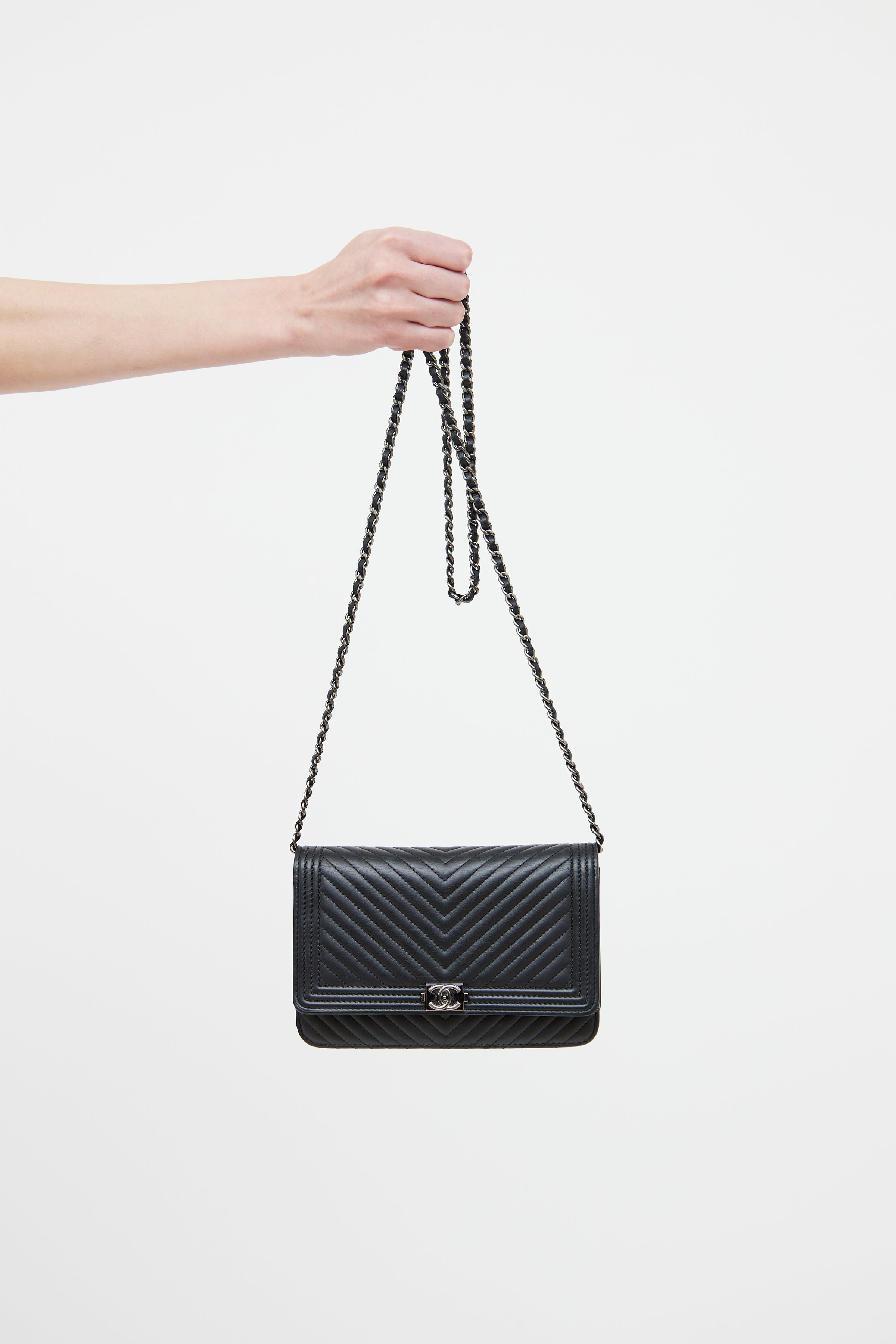 Chanel CC Square Raffia Handbag