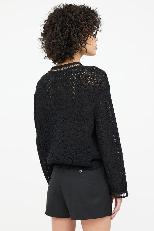 Chanel Crocheted Ribbon Cardigan