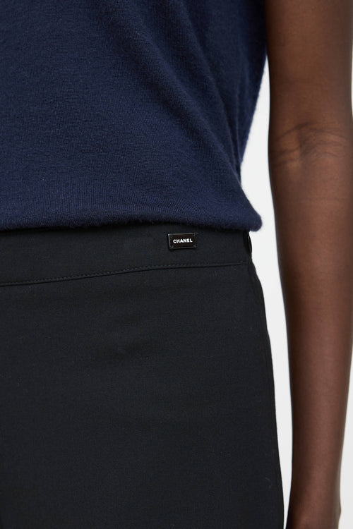 Chanel Cruise 2003 Wool Straight Leg Trouser