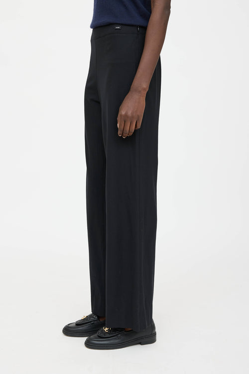 Chanel Cruise 2003 Wool Straight Leg Trouser
