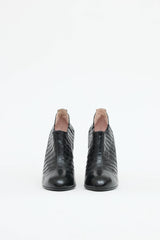 Chanel Paneled Ankle Bootie