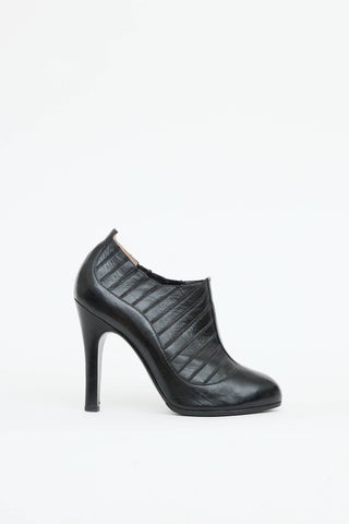 Chanel Paneled Ankle Bootie