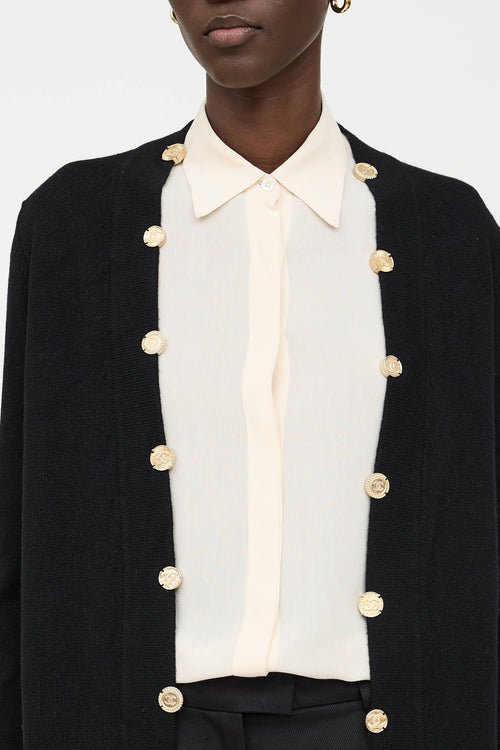 Chanel Pre-Fall 2022 Cashmere Knit Button Cardigan