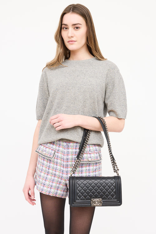 2012 Quilted Leather Boy Bag